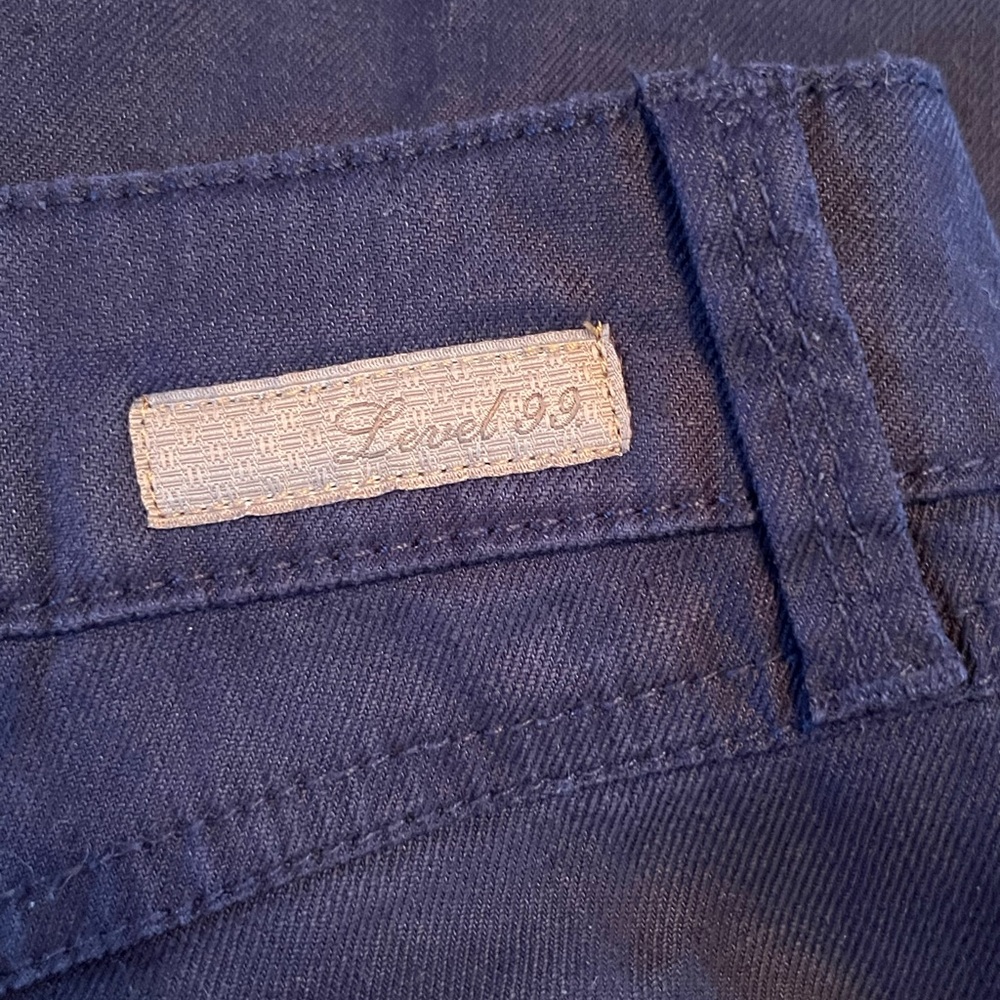 Anthropologie Level 99 Dark Blue Chinos - Picture 5 of 7